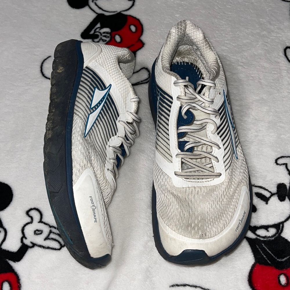 Altra Men's Athletic Shoes in White and Navy